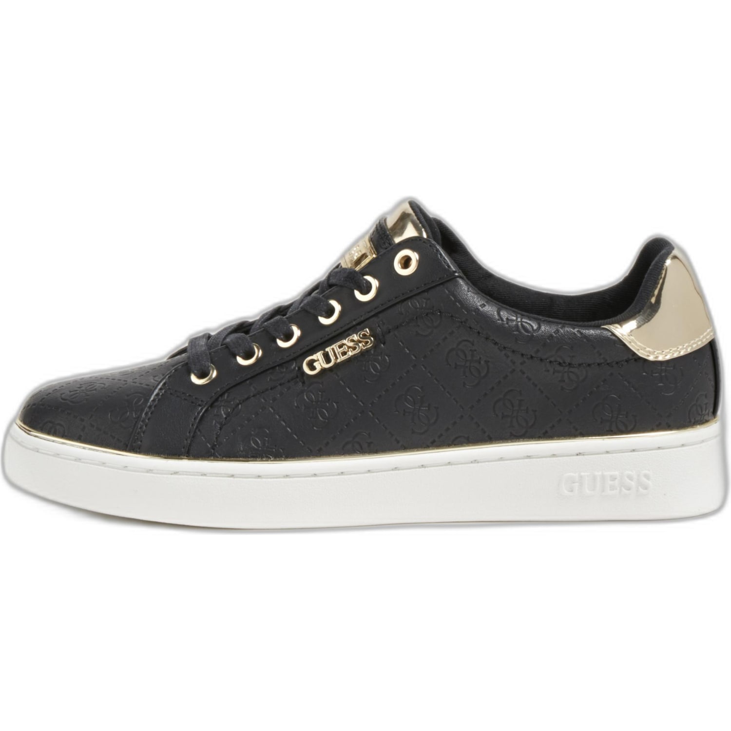 Guess, Damen, Sneaker, sneakers für damen beckie active leather like, Schwarz, (40) von Guess