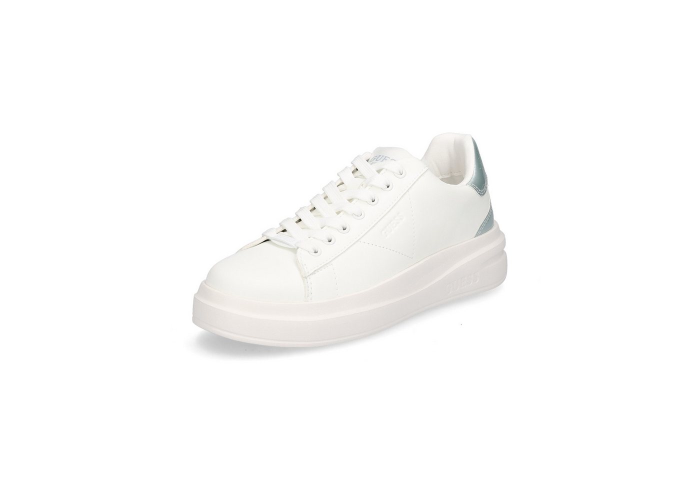 Guess Guess Damen Sneaker Elbina weiß metallic Sneaker Guess Guess Damen Sneaker Elbina weiß metallic Sneaker von Guess