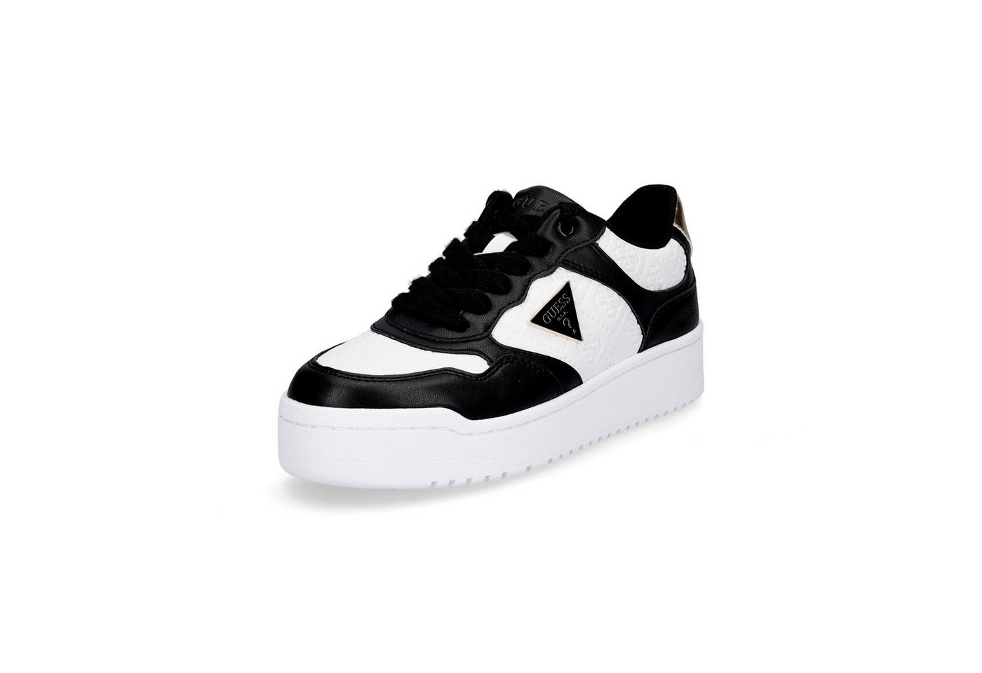 Guess Guess Damen Sneaker Miram6 weiß schwarz Sneaker Guess Guess Damen Sneaker Miram6 weiß schwarz Sneaker von Guess