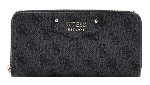GUESS Eco Brenton SLG Large Zip Around Wallet L Coal Logo GUESS Eco Brenton SLG Large Zip Around Wallet L Coal Logo von GUESS