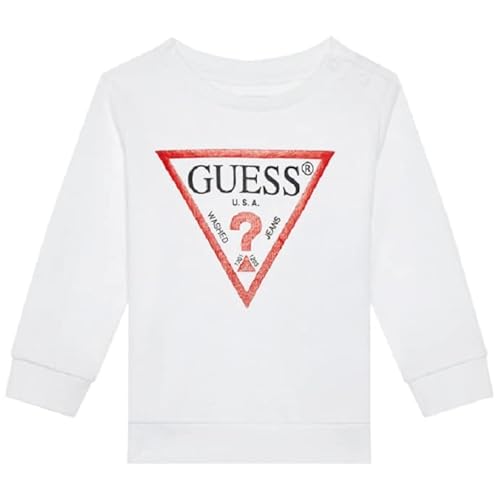 Guess LS Fleece_Core Sweatshirts Langarm Blau Smart Blue 3 von Guess