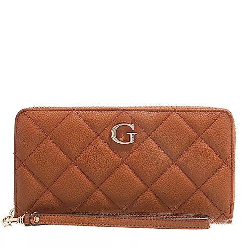 GUESS Portemonnaie mit Zip-Around-Reißverschlu, braun(cognac), Gr. One Size von GUESS