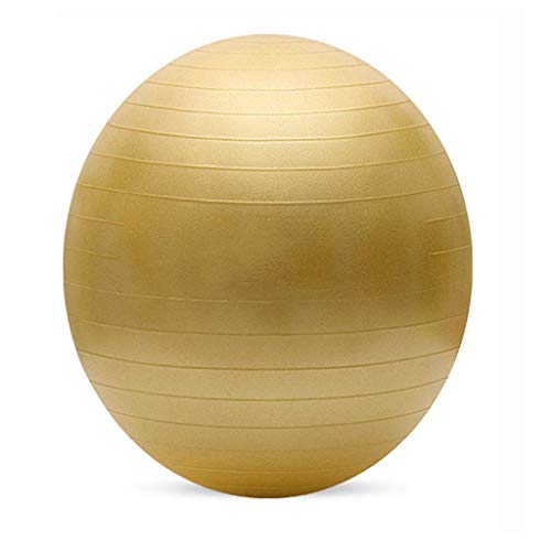 Yoga Ball Verdickung Gestrüpp explosionsgeschützte Fitness-Ball Schwangere Frauen midwifery Ball Kinder Ball (Farbe : Gold, Size : 65cm) von Guhui