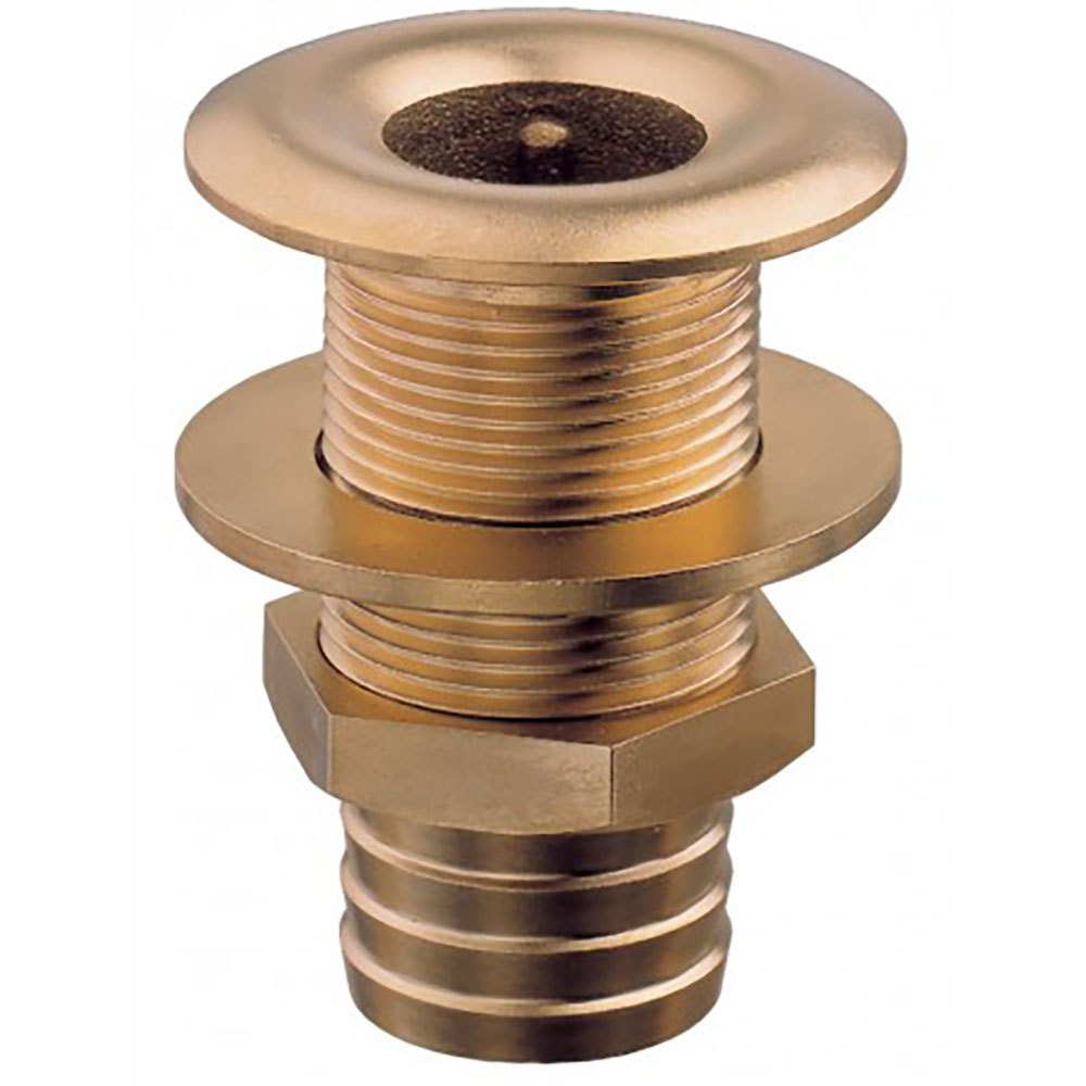 Guidi 1 1/4´´ Threaded Grooved Thru-hull Golden 39 mm Guidi 1 1/4´´ Threaded Grooved Thru-hull Golden 39 mm von Guidi