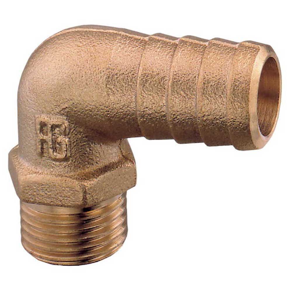Guidi Curved Hose Connector 40 Mm Golden 1 1/2´´ Guidi Curved Hose Connector 40 Mm Golden 1 1/2´´ von Guidi
