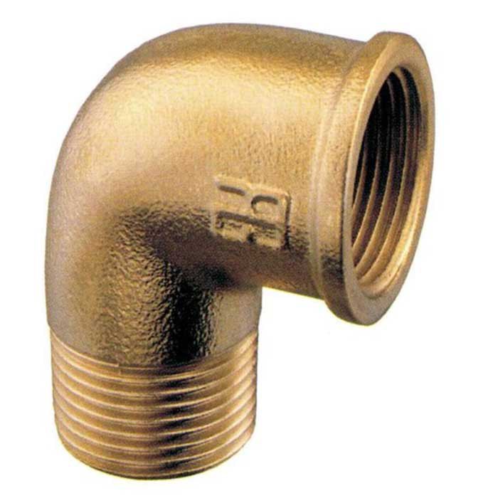 Guidi Male-female 90° Elbow Connector Golden 2´´ Guidi Male-female 90° Elbow Connector Golden 2´´ von Guidi