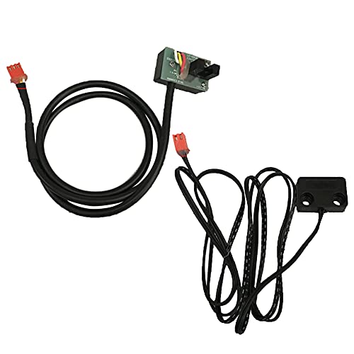 Guindxan 2 Stück Laufband Geschwindigkeitssensor Kabel Lichtsensor Tachometer Magnetischer Induktion Geschwindigkeitssensor, 3 Pin & ​ 2 Pin von Guindxan