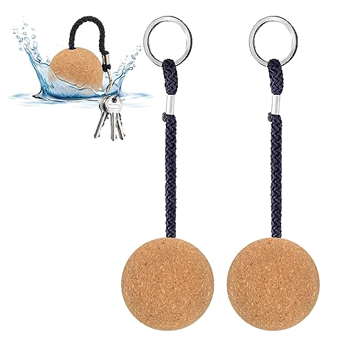 2 Stück Schwimmender Schlüsselanhänger Kork Schlüsselanhänger Floating Key Ring 53mm Holzkugel Schlüsselanhänger Boot Zubehör Wassersport Float Keychain für Boot Segeln Float Kajak Kanu Marine 2 Stück Schwimmender Schlüsselanhänger Kork Schlüsselanhänger Floating Key Ring 53mm Holzkugel Schlüsselanhänger Boot Zubehör Wassersport Float Keychain für Boot Segeln Float Kajak Kanu Marine von Gukasxi