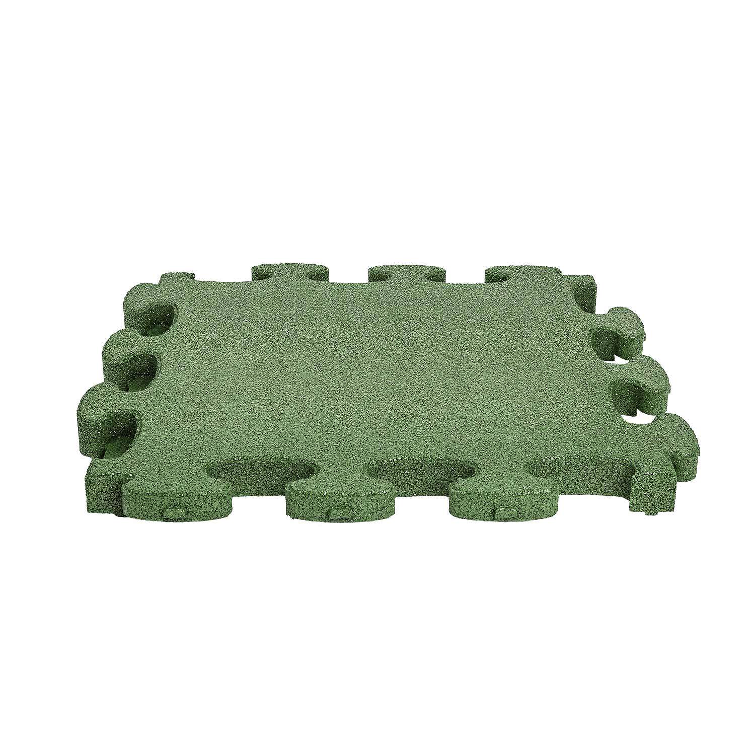 Gum-Tech Fallschutzplatte "Puzzle mat 3D", Grün, 8 cm Gum-Tech Fallschutzplatte "Puzzle mat 3D", Grün, 8 cm von Gum-Tech