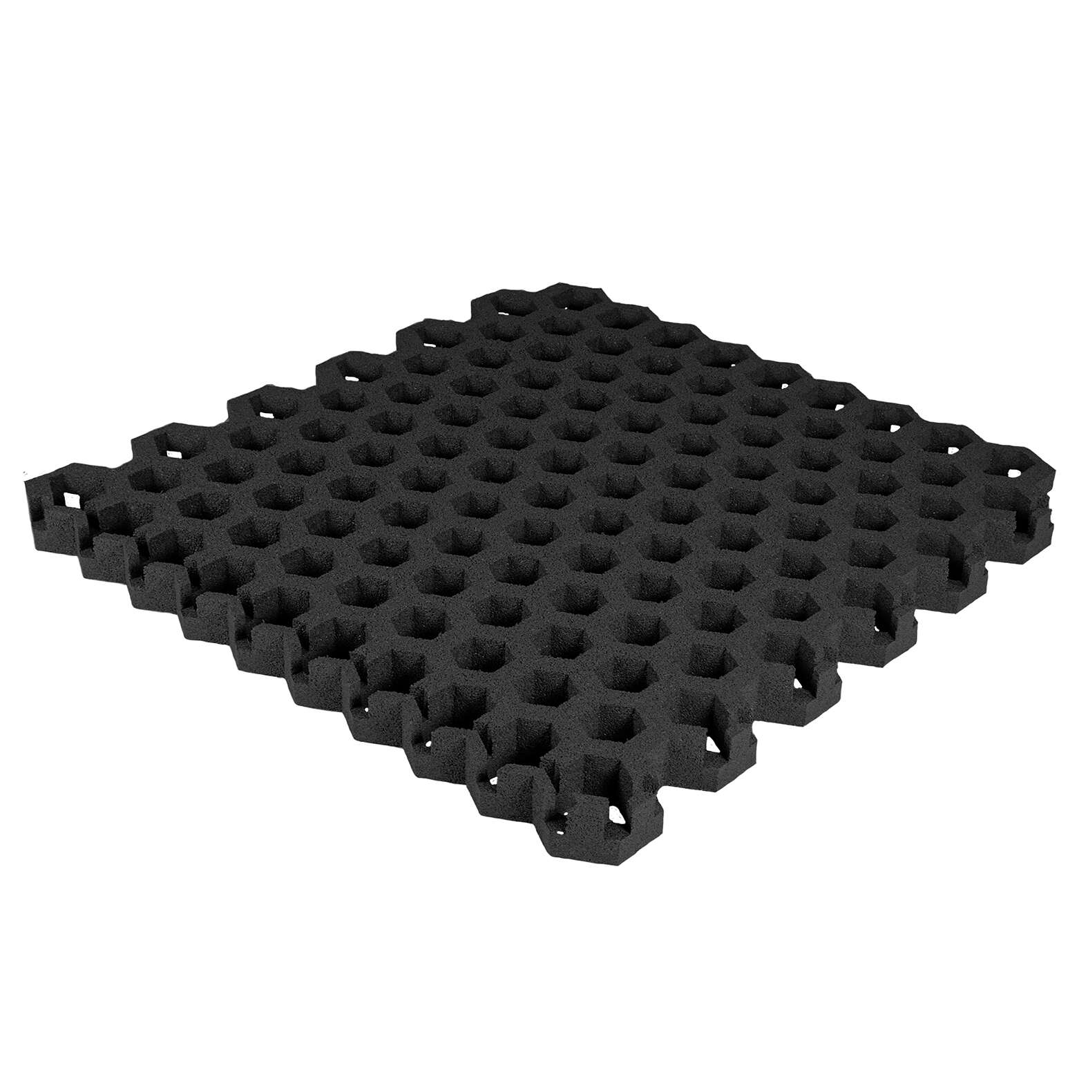 Gum-tech Rasengitter "Hexagon", Schwarz, 4,5 cm von Gum-Tech