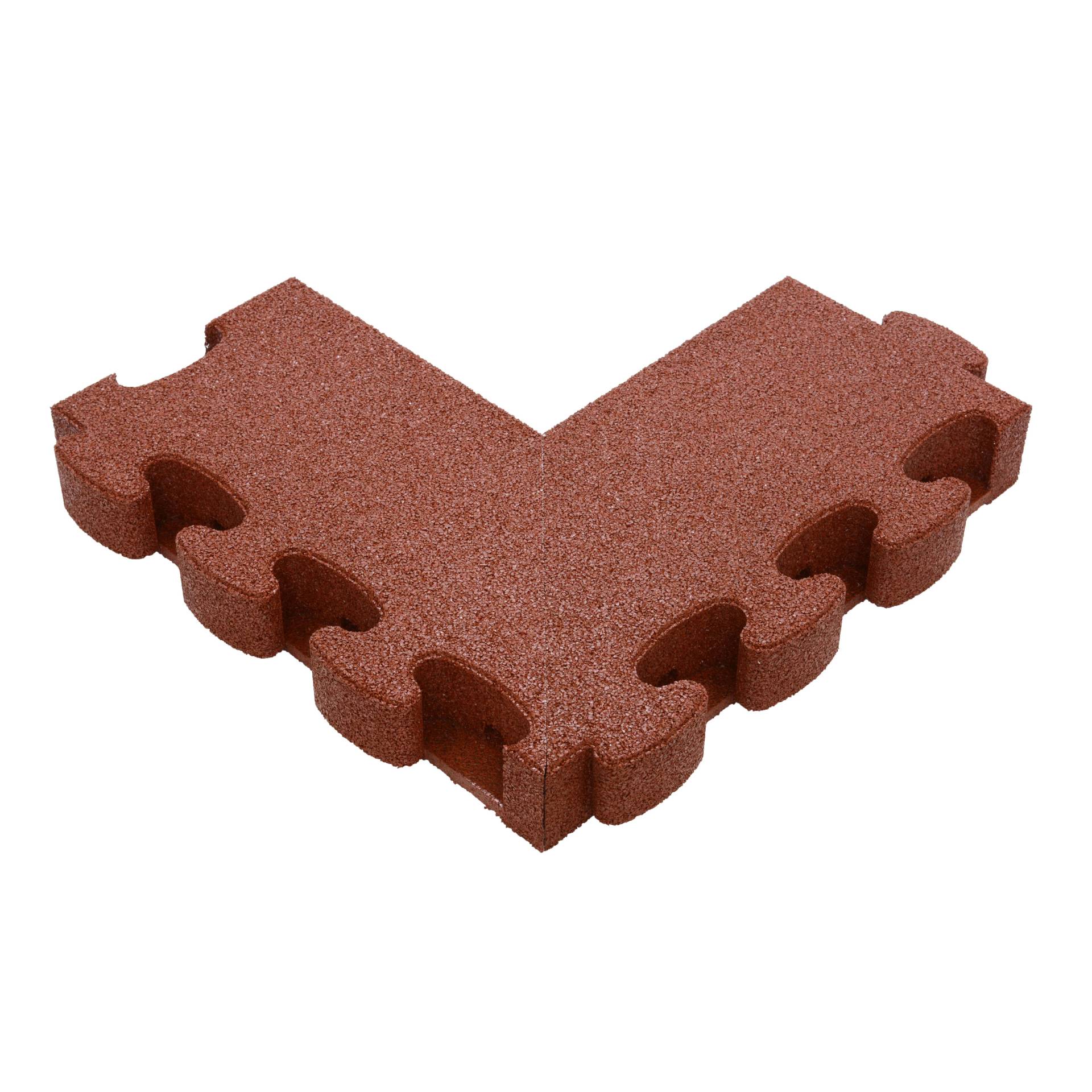 Gum-Tech Negatives Eckstück "Gerade" für Fallschutzplatten, Rot, 8 cm Gum-Tech Negatives Eckstück "Gerade" für Fallschutzplatten, Rot, 8 cm von Gum-Tech