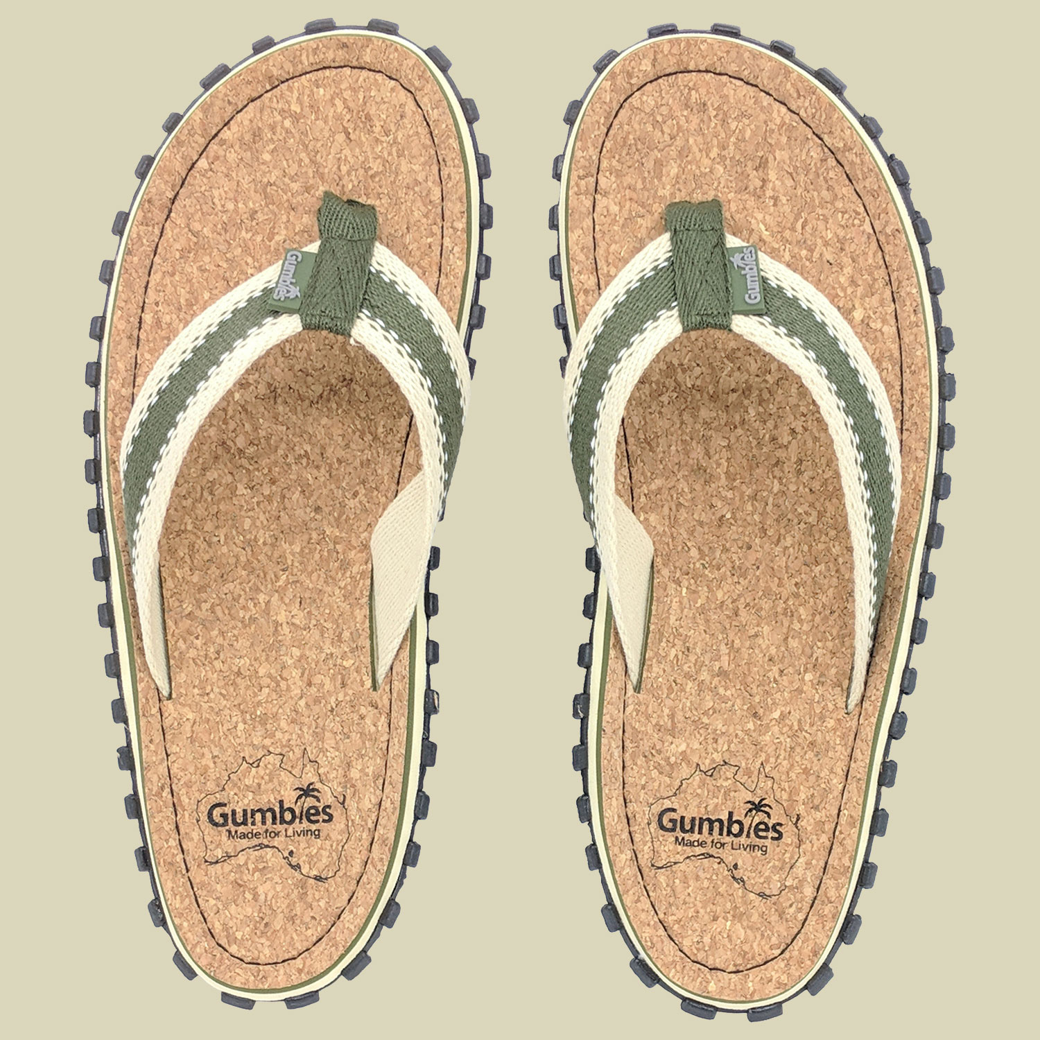 Corker Größe UK 6,5 - Farbe khaki Corker Größe UK 6,5 - Farbe khaki von Gumbies