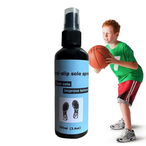 Gungtj Griffspray für Basketballschuhe, Anti-Rutsch-Spray für Schuhe - 100 ml Schuh-Traktionsverstärker | Schuhsohlen-Griffspray, Anti-Rutsch-Spray für Sportschuhe, Basketballschuh-Zubehör von Gungtj