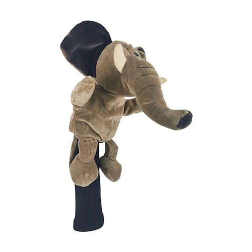 Gungtj Kreative Abdeckungen für Golf, lustige Golfschlägerhaube - Golf Driver Plüschbezüge - Hübsche, lustige und funktionale Hüllen mit Tierdesign, perfekt sitzende und sichere Golfschlägerhüllen, Gungtj Kreative Abdeckungen für Golf, lustige Golfschlägerhaube - Golf Driver Plüschbezüge - Hübsche, lustige und funktionale Hüllen mit Tierdesign, perfekt sitzende und sichere Golfschlägerhüllen, von Gungtj