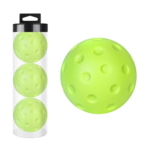 Indoor Pickleball Balls, Silent Pickleballs For Practice, 3X Silent Pickleballs, Quiet Warm Up Pickleball, Soft Hollow Pickle Ball, Indoor Outdoor Pickleballs, Pickleballs For Yards, Pickleball Drills Indoor Pickleball Balls, Silent Pickleballs For Practice, 3X Silent Pickleballs, Quiet Warm Up Pickleball, Soft Hollow Pickle Ball, Indoor Outdoor Pickleballs, Pickleballs For Yards, Pickleball Drills von Gungtj