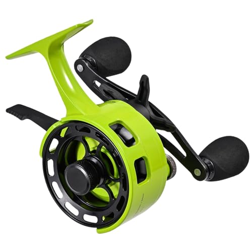 Inline-Eisangelrolle, Eisangel-Zubehör, Fliegenfischrolle, Angelrad, Fliegeneis-Angelrolle, leistungsstarke leichte Rollen für Süß- und Salzwasser Inline-Eisangelrolle, Eisangel-Zubehör, Fliegenfischrolle, Angelrad, Fliegeneis-Angelrolle, leistungsstarke leichte Rollen für Süß- und Salzwasser von Gungtj