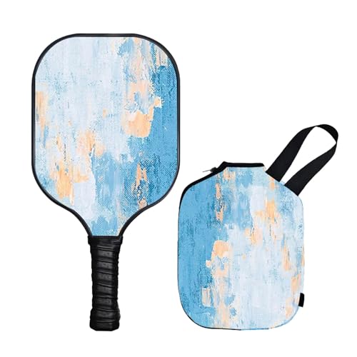 Pickle Ball Paddles, Fiberglass Pickle Paddles, Beginner Pickle Paddles, Portable Pickle Training Paddle, Padel Rackets for Adults, Protective Pickle Paddle Case, Men and Women Pickle Paddles von Gungtj