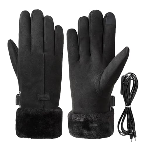 Warme Handschuhe für Erwachsene, Winter Beheizte Handschuhe, Tragbare Handwärmer, Angeln Beheizte Handschuhe, Isolierte Heizhandschuhe, Batterie Beheizte Arbeitshandschuhe, Beheizte Handschuhe für von Gungtj