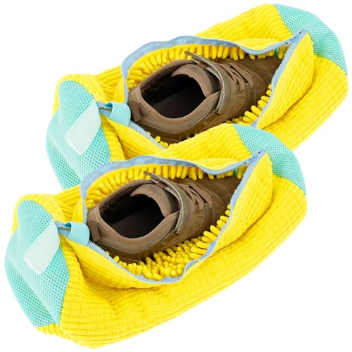2 Stück Wäschesäcke für Schuhe, in der Waschmaschine mit Reißverschluss, wiederverwendbare Aufbewahrungstasche für Schuhe für Turnschuhe Laufschuhe, gelb 2 Stück Wäschesäcke für Schuhe, in der Waschmaschine mit Reißverschluss, wiederverwendbare Aufbewahrungstasche für Schuhe für Turnschuhe Laufschuhe, gelb von Guniata