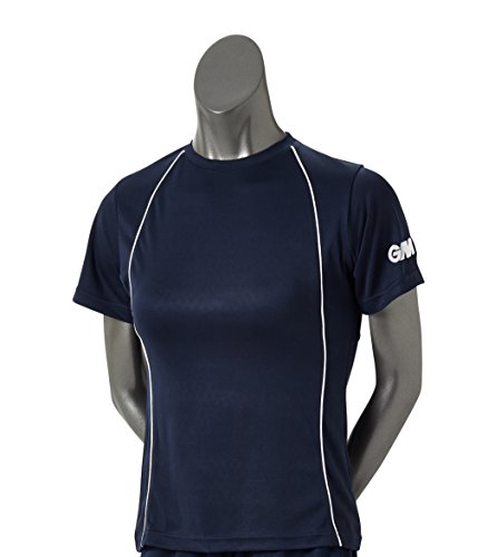 GM Damen Training WEAR T-Shirt, Navy, 8 von Gunn & Moore