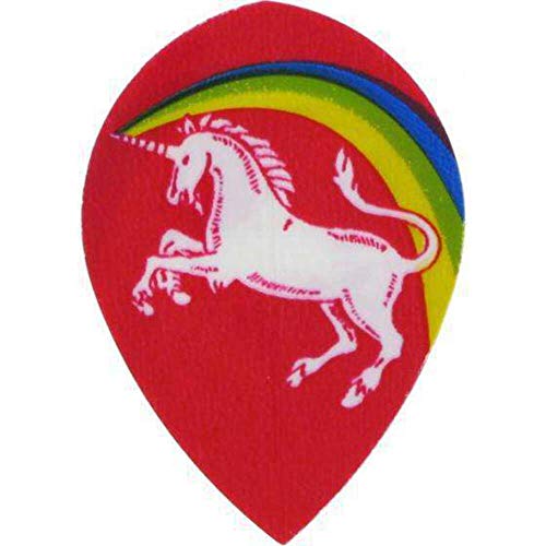 Gunn & Moore Core 75 Plus Unicorn Rainbow Flug, rot, Einheitsgröße von Unicorn