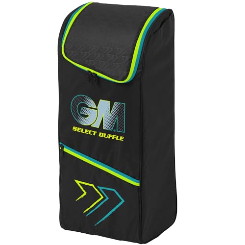 Gunn & Moore GM Cricket-Seesack, Select Duffle, Schlägertasche, gepolsterte Schultergurte, Volumen: 55 Liter, Robustes 600-Denier-Polyester, Aion Cyan und Fluro Gunn & Moore GM Cricket-Seesack, Select Duffle, Schlägertasche, gepolsterte Schultergurte, Volumen: 55 Liter, Robustes 600-Denier-Polyester, Aion Cyan und Fluro von Gunn & Moore