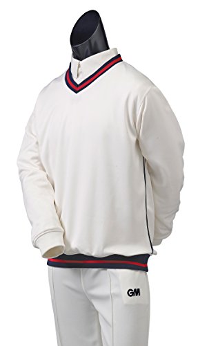 Gunn & Moore Herren Teknik Sweater XXL Marineblau/Rot/Marineblau von Gunn & Moore