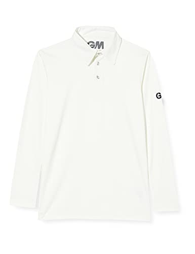 Gunn & Moore Maestro Cricket-Shirt für Herren S weiß von Gunn & Moore