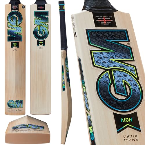 Gunn & Moore Unisex Jugend Aion 404 Cricketschläger, Natur, Size 4-Player Height 144-150 cm von Gunn & Moore