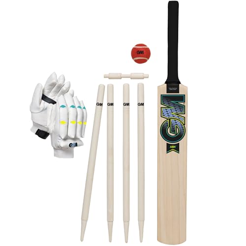 Gunn & Moore Unisex Jugend Aion Cricketschläger & Stumps-Set, Size 4-Player Height 144-150cm Gunn & Moore Unisex Jugend Aion Cricketschläger & Stumps-Set, Size 4-Player Height 144-150cm von Gunn & Moore