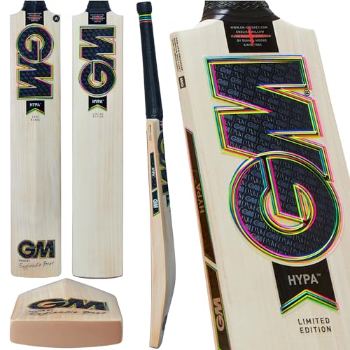 Gunn & Moore Unisex Jugend Hypa Englischer Cricketschläger aus Weide, Harrow Size-Player Height 163-168cm von Gunn & Moore