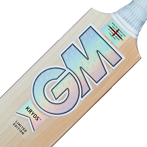Gunn & Moore Unisex Jugend Kryos Cricketschläger aus englischem Weidenholz, Harrow-User Height 163-168cm von Gunn & Moore