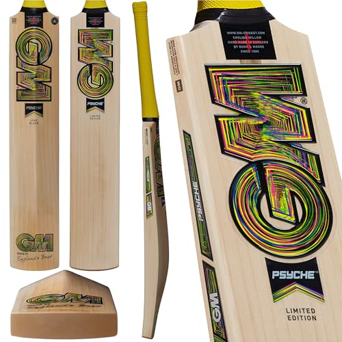 Gunn & Moore Unisex Jugend Psyche 606 Cricketschläger, Natur, Harrow Size for Players 163-168cm / 5' 4"-5' 6" von Gunn & Moore