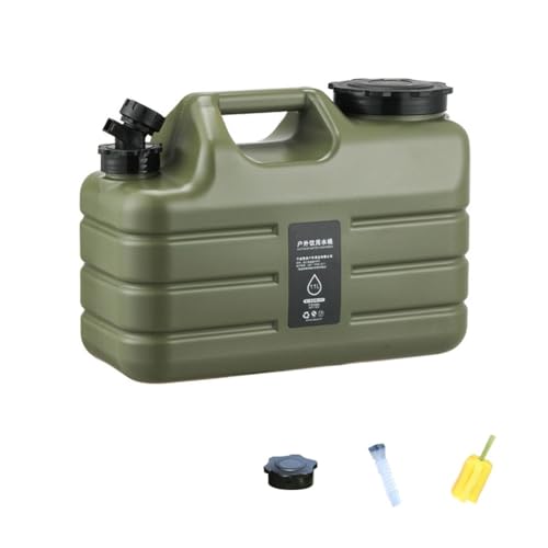 Guriayus Tragbarer Outdoor-Camping-Wasserspeicher mit Wasserhahn, 11 L, Faltbarer Wasserbehälter für Wandern, Picknick, Grillen, Ersatzteile von Guriayus