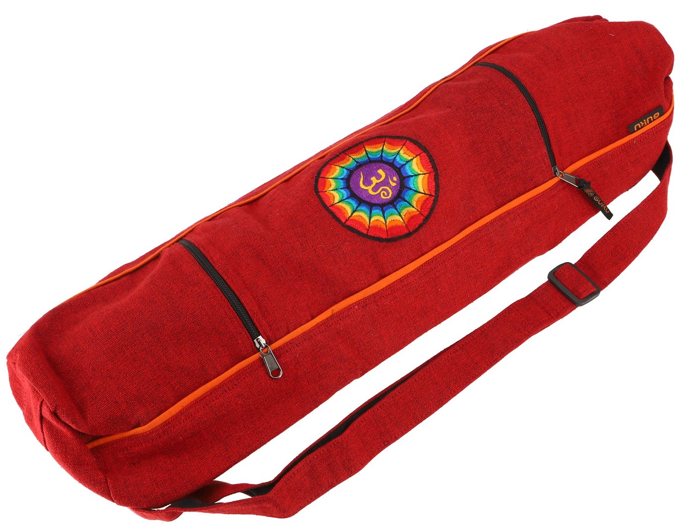 Guru-Shop Aufbewahrungstasche Yogamatten-Tasche Om - rot von Guru-Shop