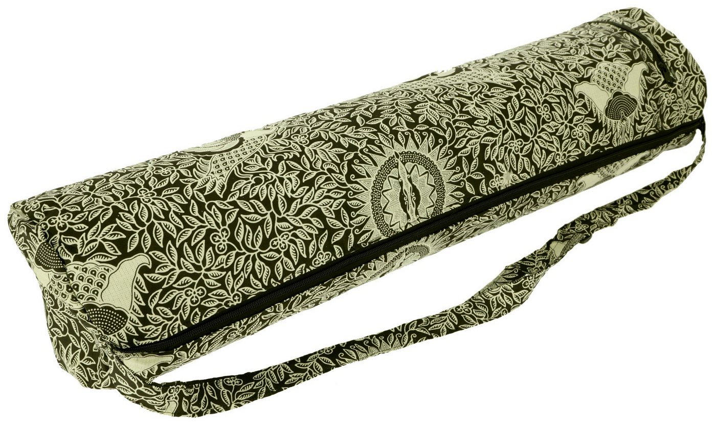 Guru-Shop Aufbewahrungstasche Yogamatten-Tasche indonesische Batik - schwarz Guru-Shop Aufbewahrungstasche Yogamatten-Tasche indonesische Batik - schwarz von Guru-Shop