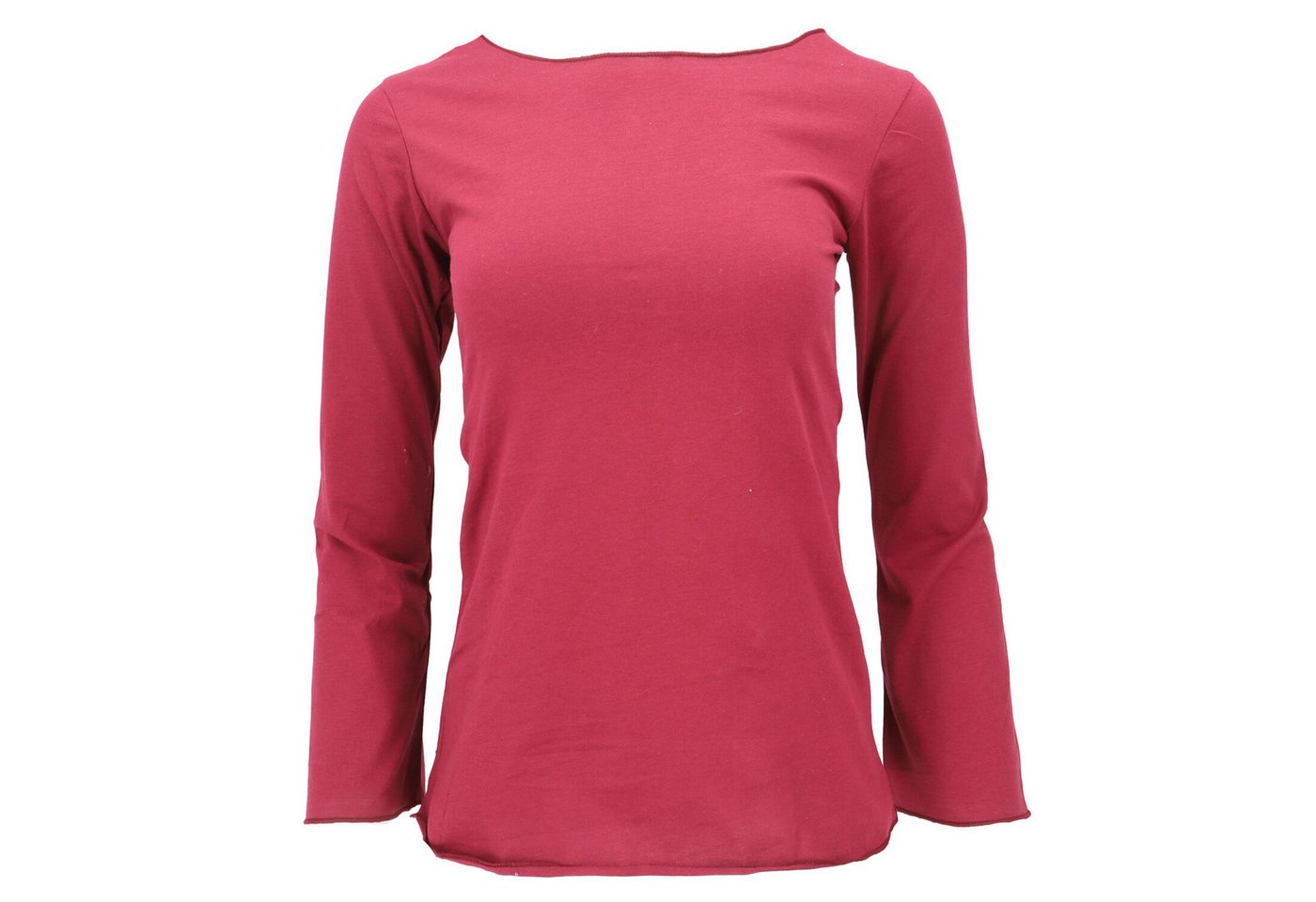 Guru-Shop Longsleeve Basic Langarmshirt, Yogashirt mit.. alternative Bekleidung von Guru-Shop