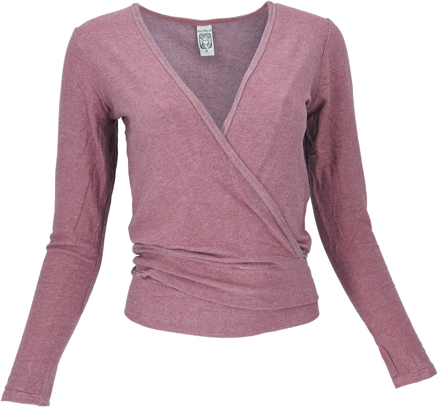 Guru-Shop Longsleeve Wickelshirt, Pullover, Wickeljacke, Yogashirt -.. alternative Bekleidung Guru-Shop Longsleeve Wickelshirt, Pullover, Wickeljacke, Yogashirt -.. alternative Bekleidung von Guru-Shop