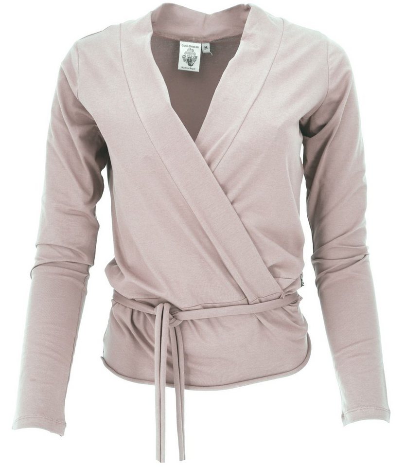 Guru-Shop Longsleeve Wickelshirt, Yogashirt, Langarmshirt in.. alternative Bekleidung Guru-Shop Longsleeve Wickelshirt, Yogashirt, Langarmshirt in.. alternative Bekleidung von Guru-Shop