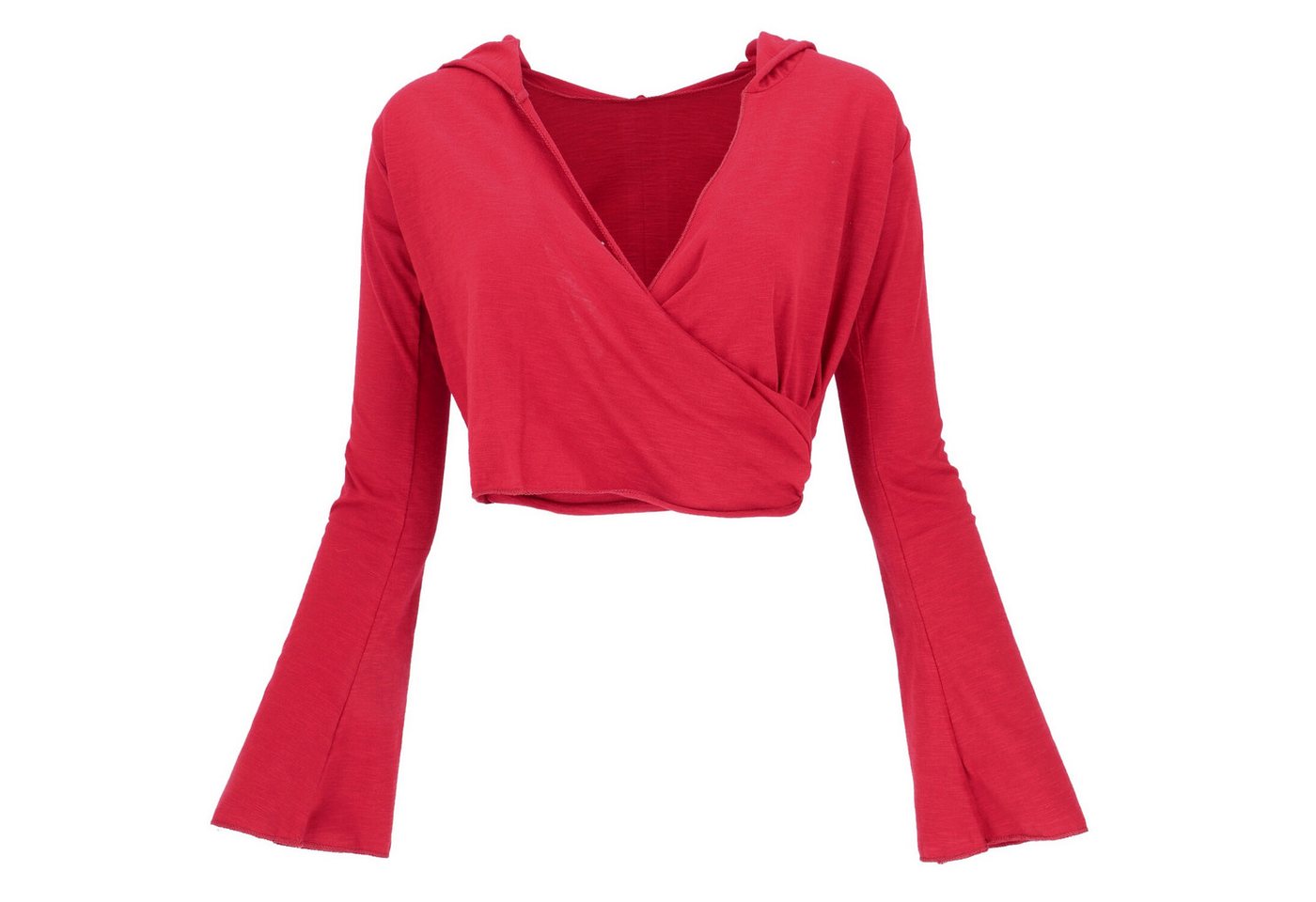 Guru-Shop Longsleeve Wickeltop, Yogatop, Langarmshirt mit.. alternative Bekleidung Guru-Shop Longsleeve Wickeltop, Yogatop, Langarmshirt mit.. alternative Bekleidung von Guru-Shop