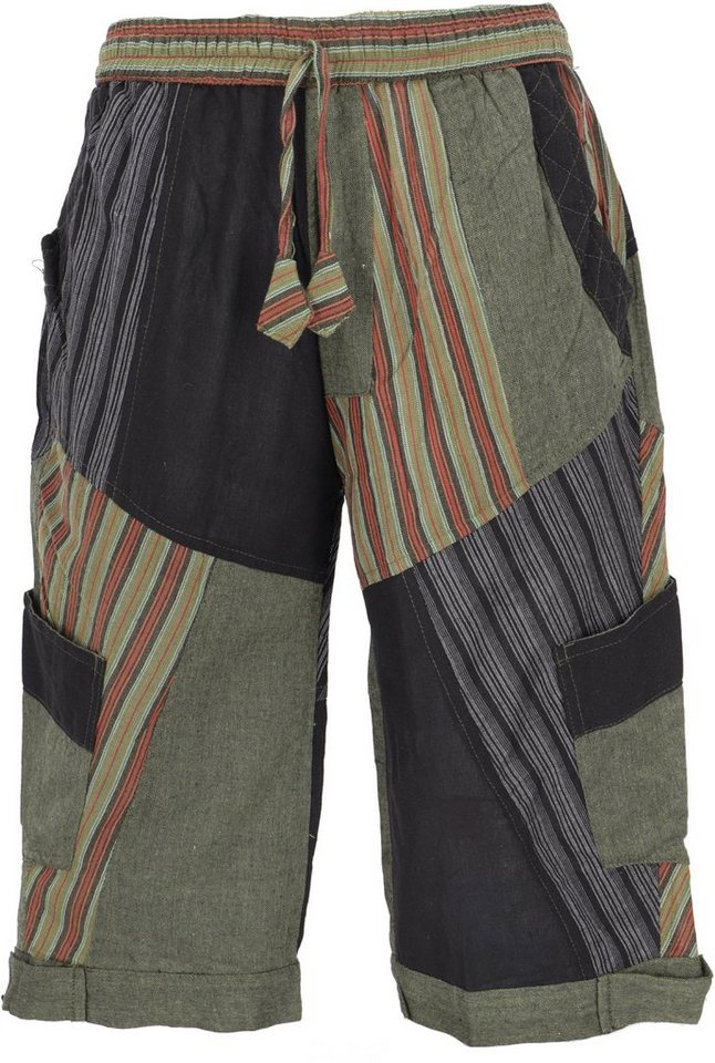 Guru-Shop Relaxhose Patchwork Yogahose, Goa Hose, Goa Shorts -.. Ethno Style, alternative Bekleidung Guru-Shop Relaxhose Patchwork Yogahose, Goa Hose, Goa Shorts -.. Ethno Style, alternative Bekleidung von Guru-Shop