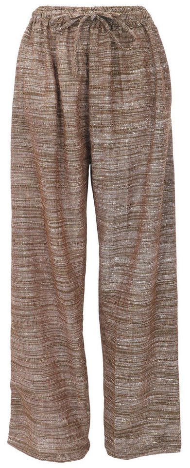 Guru-Shop Relaxhose Unisex Kadhi Yogahose, Boho Hose - braun Ethno Style, alternative Bekleidung Guru-Shop Relaxhose Unisex Kadhi Yogahose, Boho Hose - braun Ethno Style, alternative Bekleidung von Guru-Shop