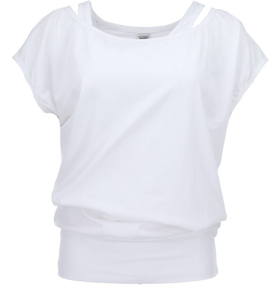 Guru-Shop T-Shirt Lagentop, Bio Baumwolle Yogashirt mit.. alternative Bekleidung Guru-Shop T-Shirt Lagentop, Bio Baumwolle Yogashirt mit.. alternative Bekleidung von Guru-Shop