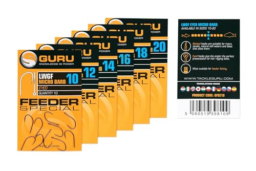 GURU LWG Feeder Spezialöhrenhaken, Größe 10 GURU LWG Feeder Spezialöhrenhaken, Größe 10 von Guru