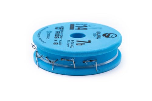 Guru SMWG Bajonett-Haar-Rigs ohne Widerhaken, 38,1 cm, Größe 10, 4,1 kg Guru SMWG Bajonett-Haar-Rigs ohne Widerhaken, 38,1 cm, Größe 10, 4,1 kg von Guru