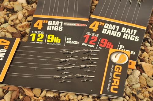 QM1 Bayonets Ready Rigs 4 inch - 10 cm - 14 QM1 - 7lb/0,19mm von Guru