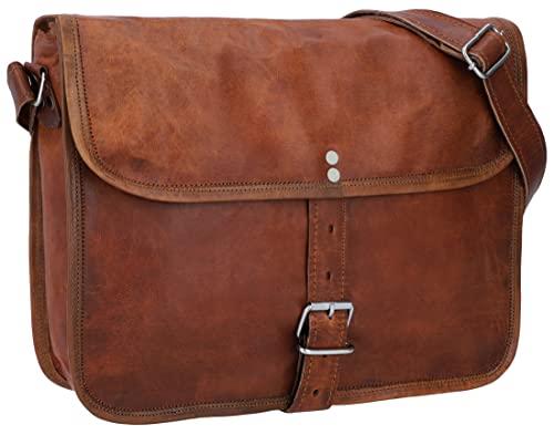 Gusti Umhängetasche Leder - Andy 11" Damen und Herren Ledertasche Collegetasche Vintage Braun Leder. Gusti Umhängetasche Leder - Andy 11" Damen und Herren Ledertasche Collegetasche Vintage Braun Leder. von Gusti