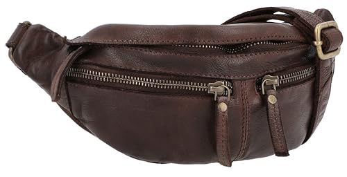 Gusti Bauchtasche Leder - Acton Damen und Herren Gürteltasche Ledertasche Vintage Braun Leder Gusti Bauchtasche Leder - Acton Damen und Herren Gürteltasche Ledertasche Vintage Braun Leder von Gusti