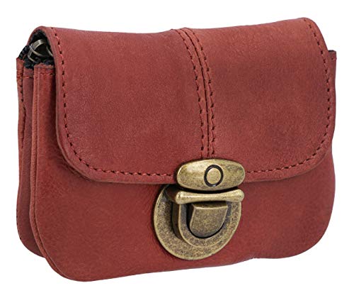 Gusti Bauchtasche Leder - Eskil Damen und Herren Gürteltasche Hüfttasche Festivaltasche Portemonnaie Geldbeutel Braun Leder von Gusti