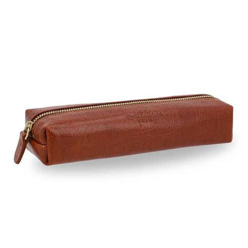 Gusti Federmappe Leder - Peter Damen und Herren Mäppchen Stifteetui Schlamper Schlamperrolle Federtasche Braun Leder Gusti Federmappe Leder - Peter Damen und Herren Mäppchen Stifteetui Schlamper Schlamperrolle Federtasche Braun Leder von Gusti